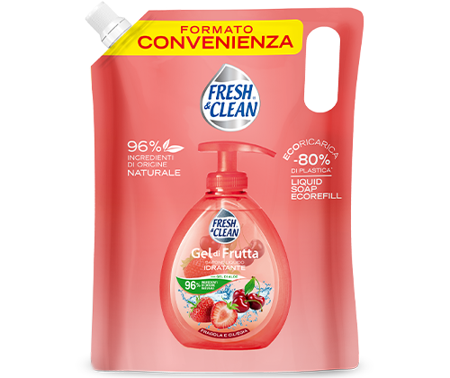 Fresh & Clean Sapone Liquido Disinfettante Ricarica 750 ml